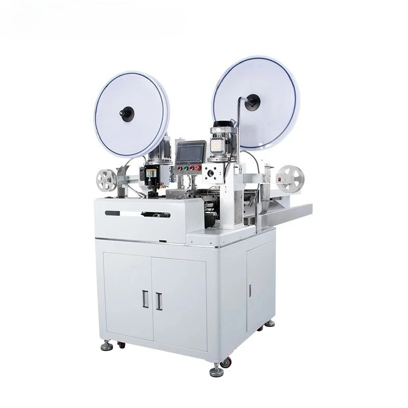 EW-8080 Multi-function Wire Flat Ribbon Cable Cutting Stripping Tinning Crimping Machine