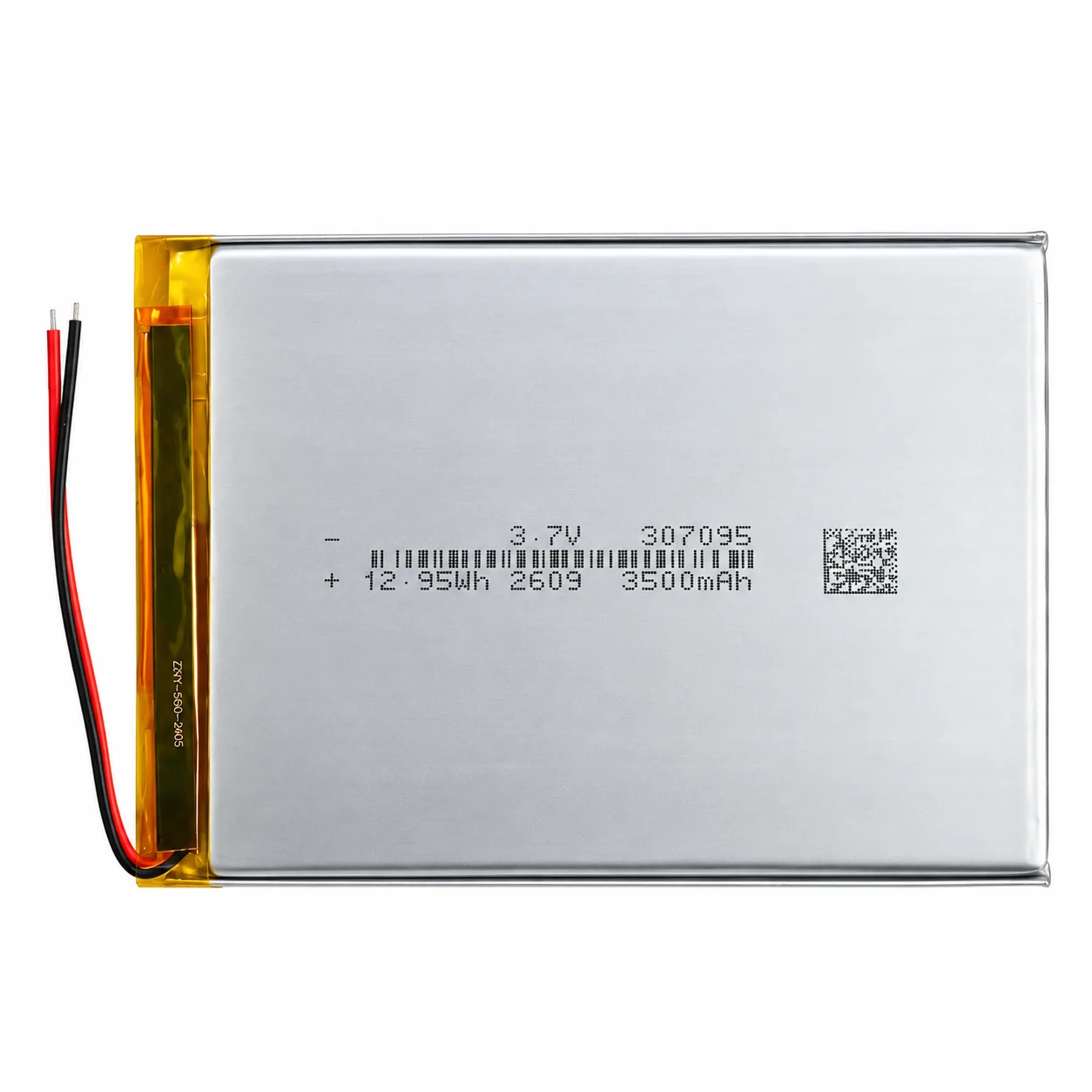 3.7V 5000mAh Ultra Thin Polymer Lithium Battery 307090 307095 Rechargeable Battery for 8