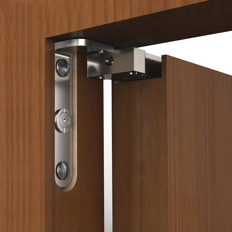 

Invisible door hinge, 3D adjustable top and bottom pivot hinge, heavy-duty concealed door upper and lower rotating shaft