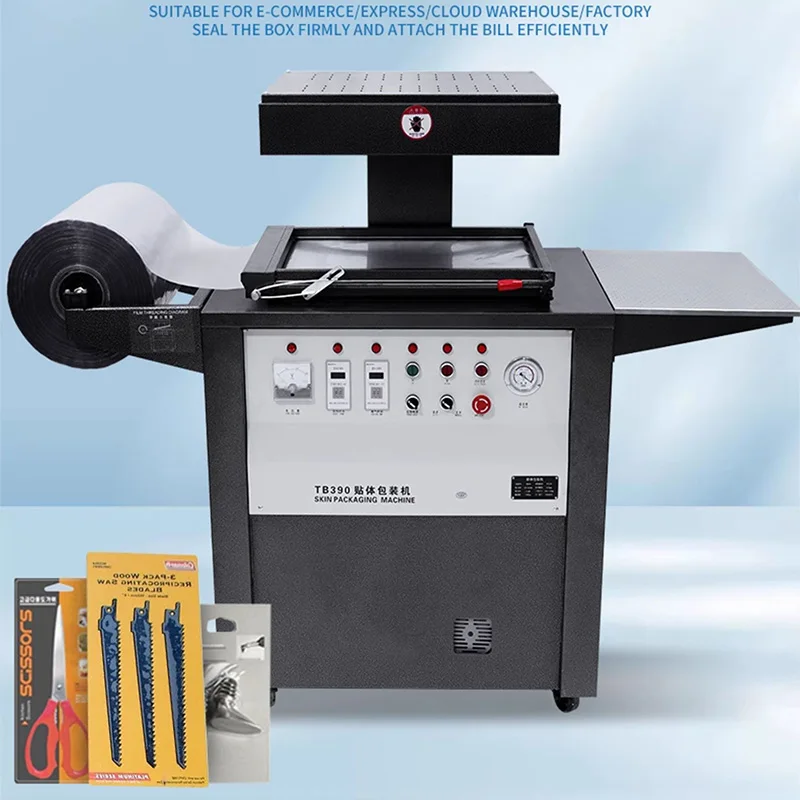 TB-390 Close-Fit Packaging Machine—Vacuum Forming Machine for Laminating and Evacuating Hardware, Graphite(Customized)