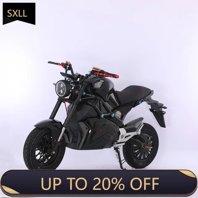 

SXLL 72 В 2-колесный электрический мотоцикл для взрослых 1500 Вт 2000 Вт высокоскоростной литиевый аккумулятор бесщеточный скутер EEC