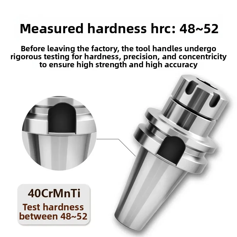 BT40 ER32 Tool Holder G2.5 Dynamic Balanced, Ultra High Precision Runout ER Collet Chuck for CNC Machining Center