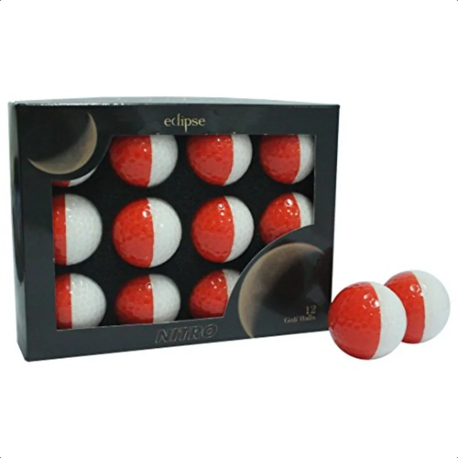 

Nitro Eclipse Golf Balls White Red