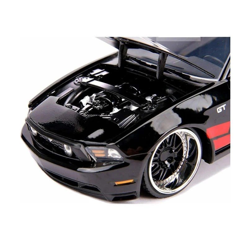 1:24 Ford Mustang GT Shelby 2010 Toy Alloy Car Diecasts & Toy Vehicles Car Model Miniature Scale Model Car Toys For Children