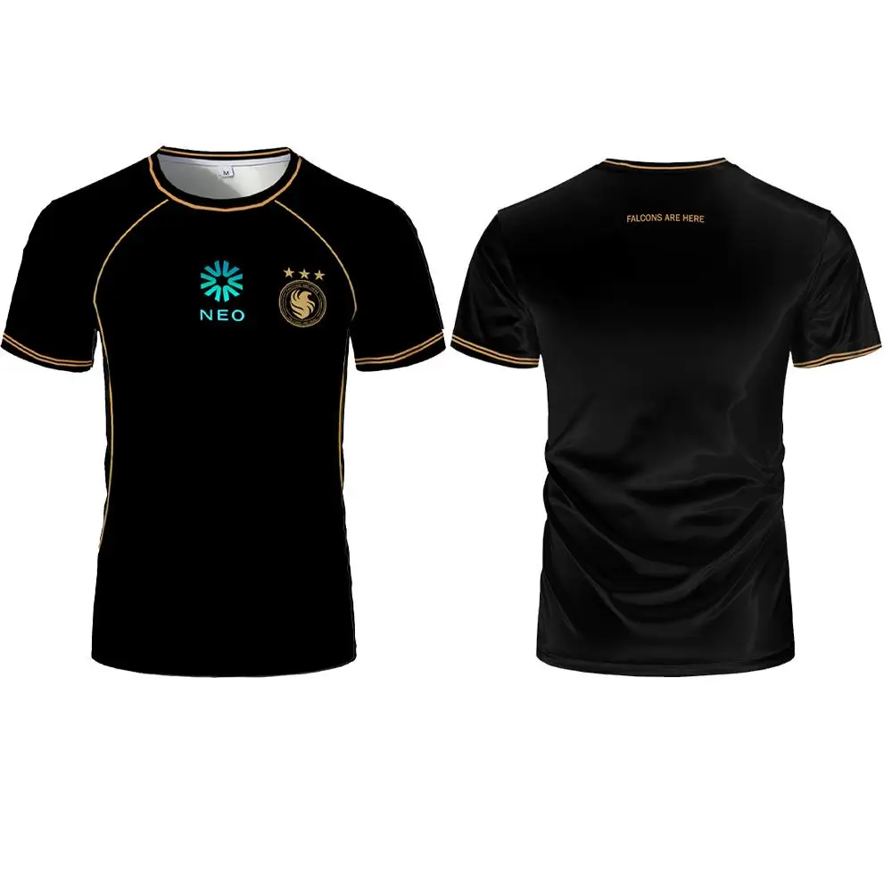 2026 New Team Falcons Jersey NiKo M0NESY Daily Training Apparel Men's And Women's Fan Summer Breathable Crew Neck T-Shirt