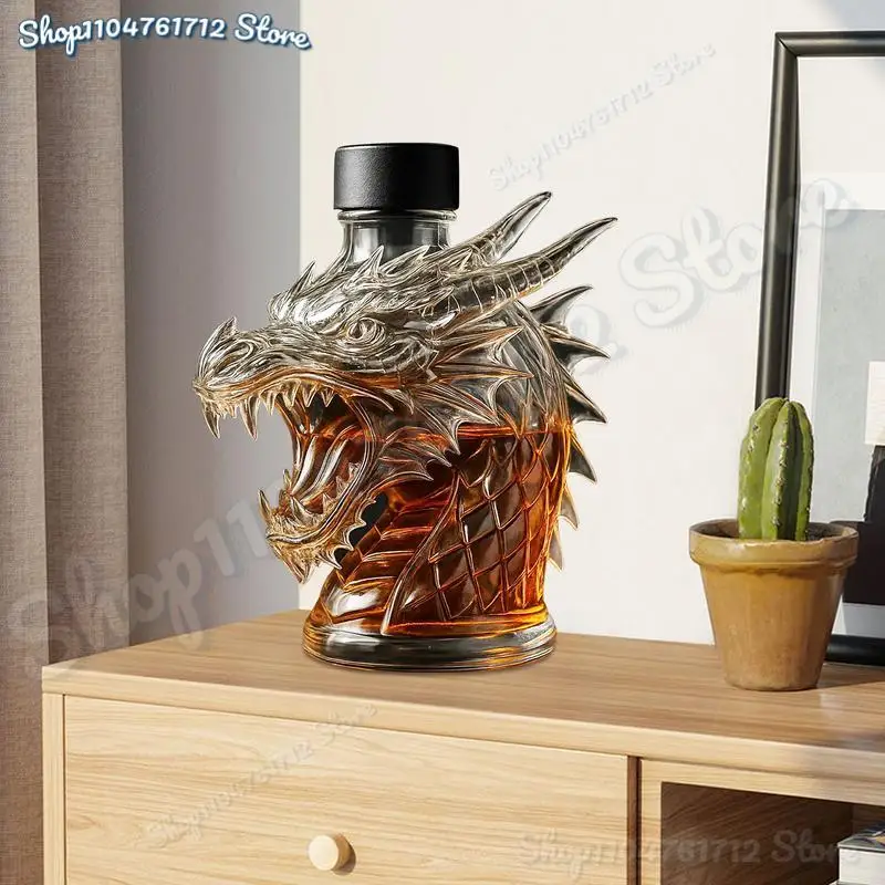 

New Whiskey Bottle Dragon Whiskey Decanter Funny Liquor Novelty Container Whiskey Wine Bottle Statue Decoration