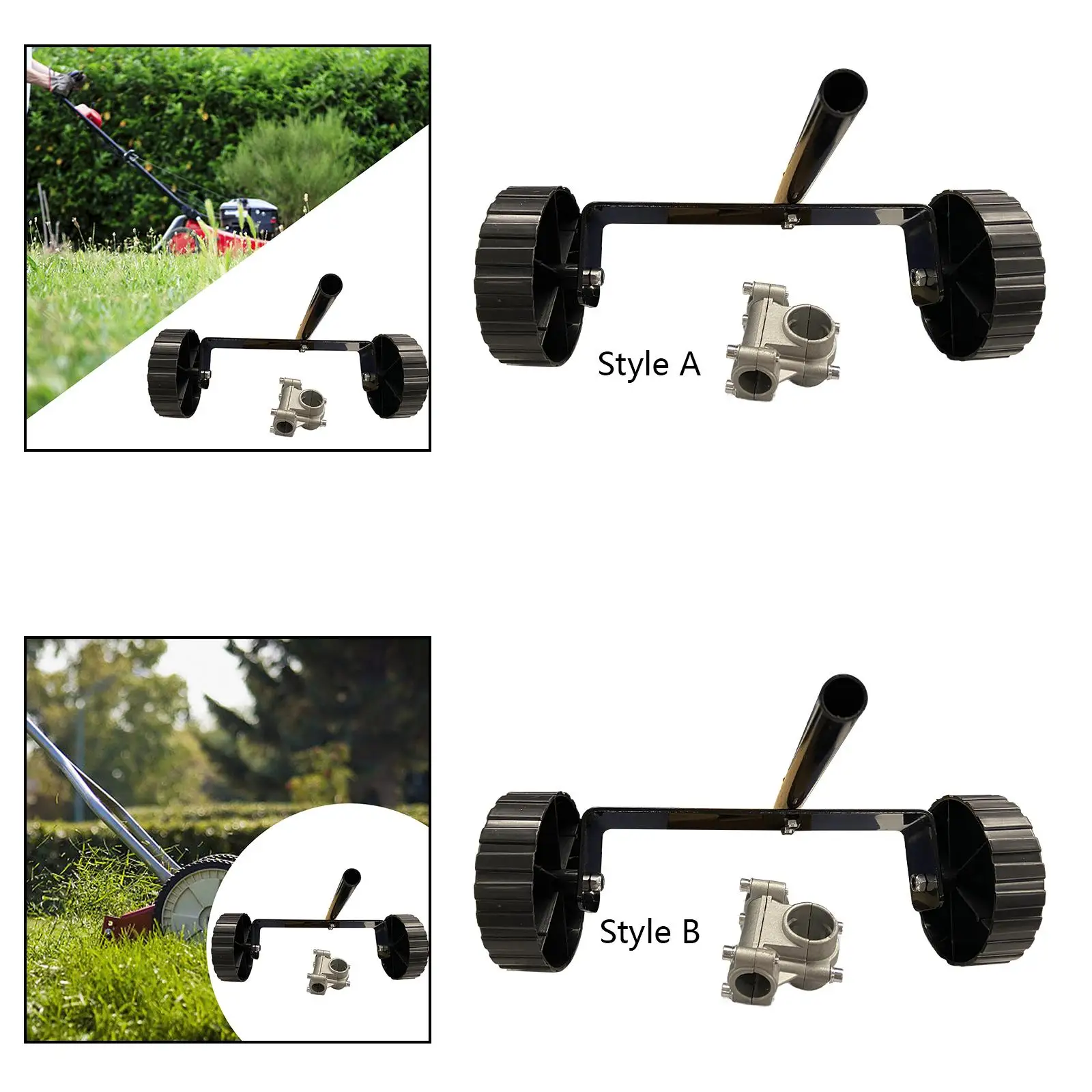 Weed Wacker Wheels, String Trimmer Support Wheels, Mower Accessories for Electric Brushcutter