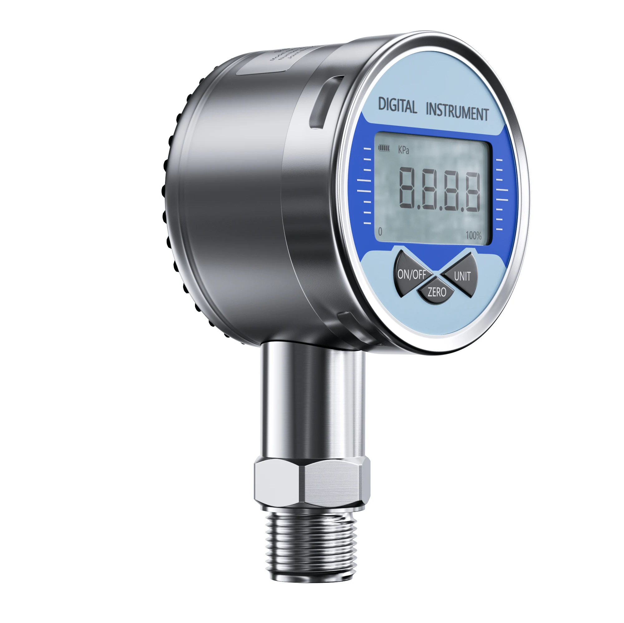 60mm  LCD Display Digital Pressure Guage M20*1.5 0.5% Pressure Manometer 0-400bar 0-600bar 0-2000Psi Hydraulic Pressure Meter