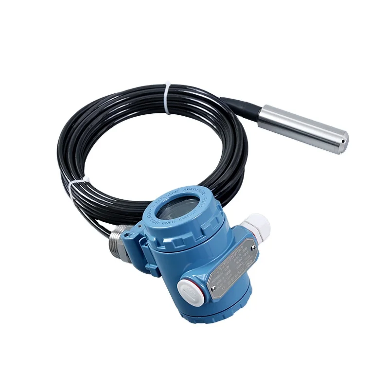 

1m 2m 3m Throw-in Submersible Liquid Level Sensor 4-20ma Groundwater Dirty Water Level Transmitter