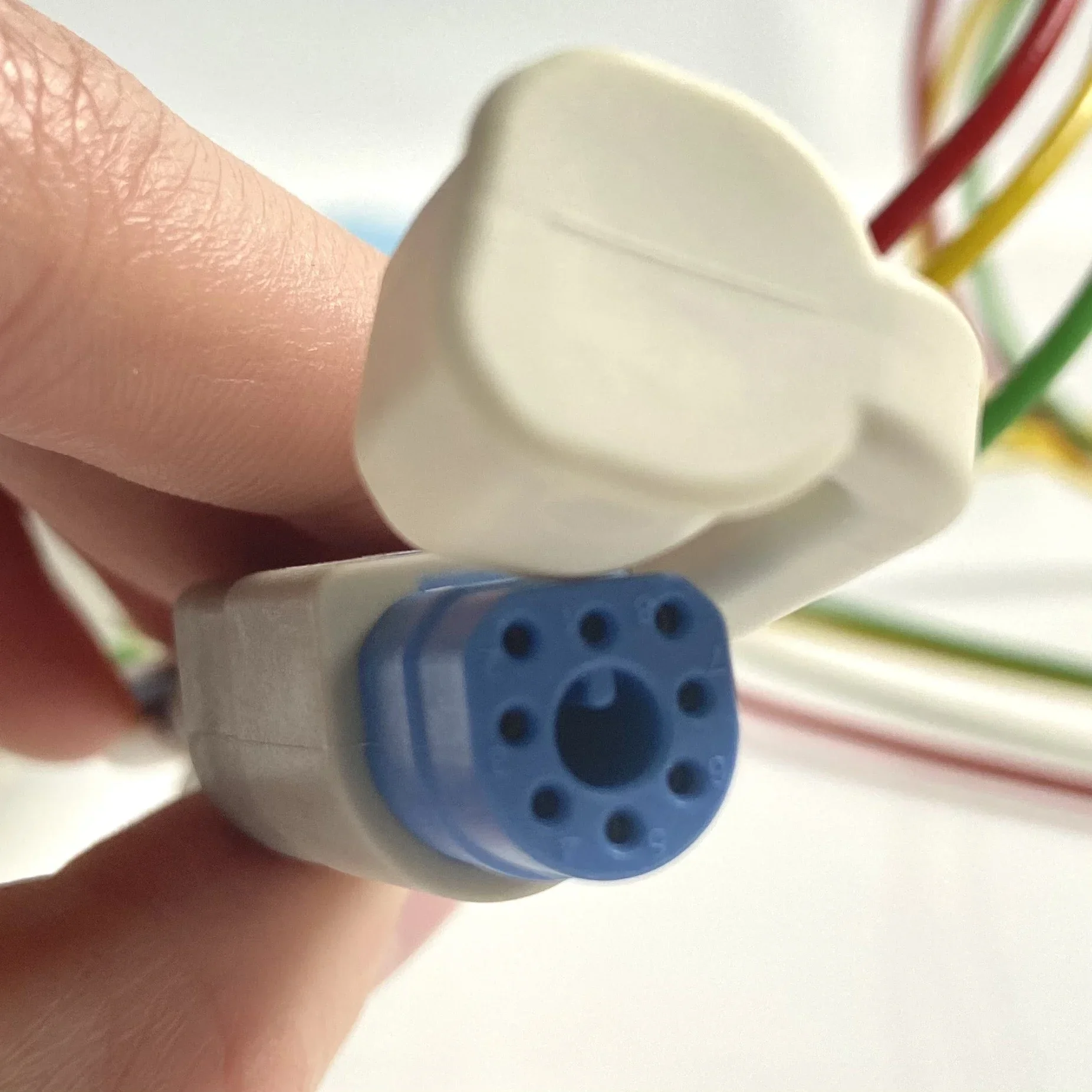 2025/Shielded Patient Cable  3-lead Grabber IEC SpO2 Medical Telemetry Lead Set 989803171911