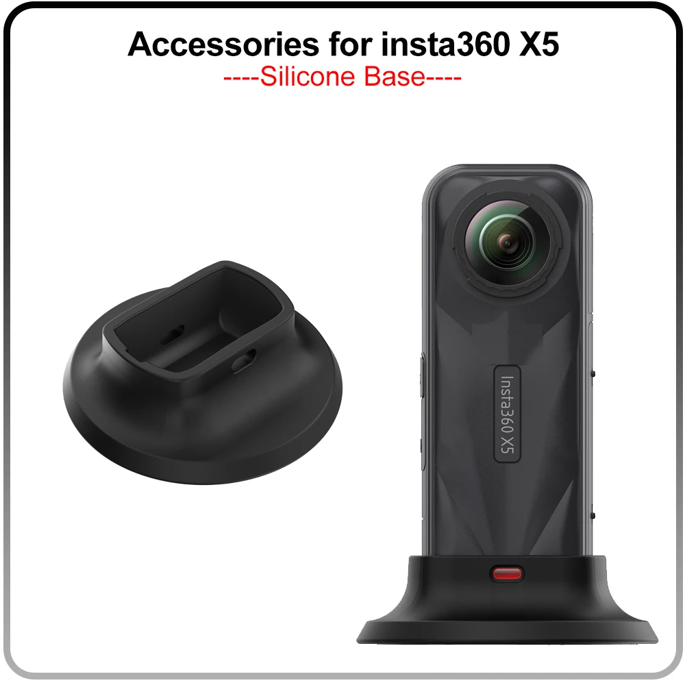 X5 Zubehör: Objektivschutz, Silikon-Schutzhülle, Kappe, Aufbewahrungstasche, Bildschirmschutz für Insta360 X5 Kamera-Gehäuseschutz – Detail 5