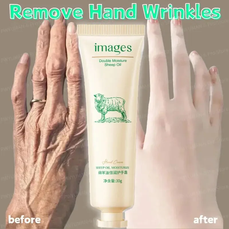 

Collagen Anti-wrinkle Hand Cream Skin Soften Nourish Anti-drying Whitening Moisturizing Cracked Repair Product Korean Skin Care