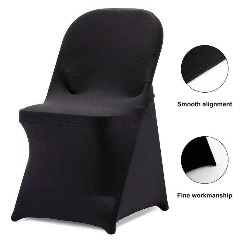 Stretch Chair Cover Folding Chair Household Decoration Wedding New Year Party Decoration Gift Ornament