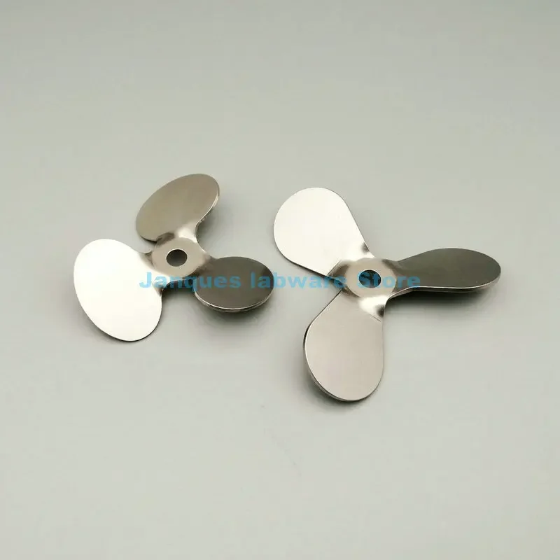 1pcs 304 stainless steel three leaf type Stirrer Paddle Diameter 4cm to 12cm,Lab Agitating Blade suitable for thin materials