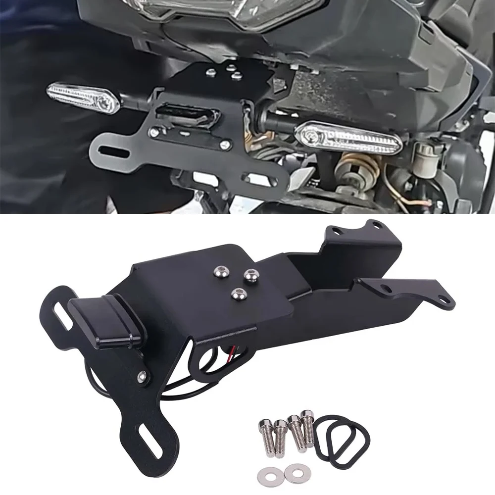 لياماها MT09 MT-09 الراسم 900 9 GT 9GT 900GT FJ09 دراجة نارية لوحة ترخيص حامل قوس الذيل مرتب الحاجز مزيل ضوء #1