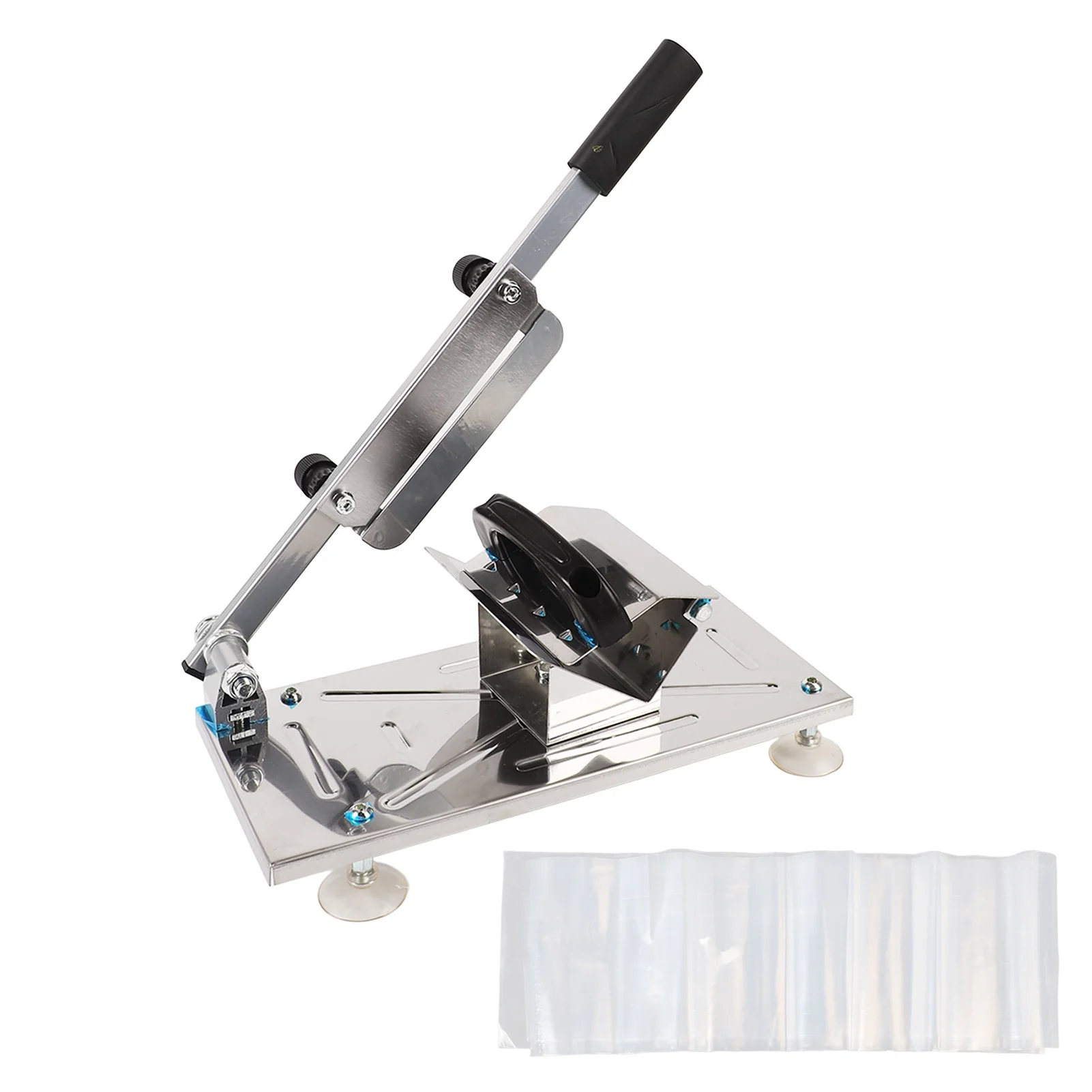 Manual Frozen Meat Cutter Mutton Ham Beef Cutter Cutting Machine Stainless Steel Frozen Meat Cleaver with Handle for Beef Mutton
