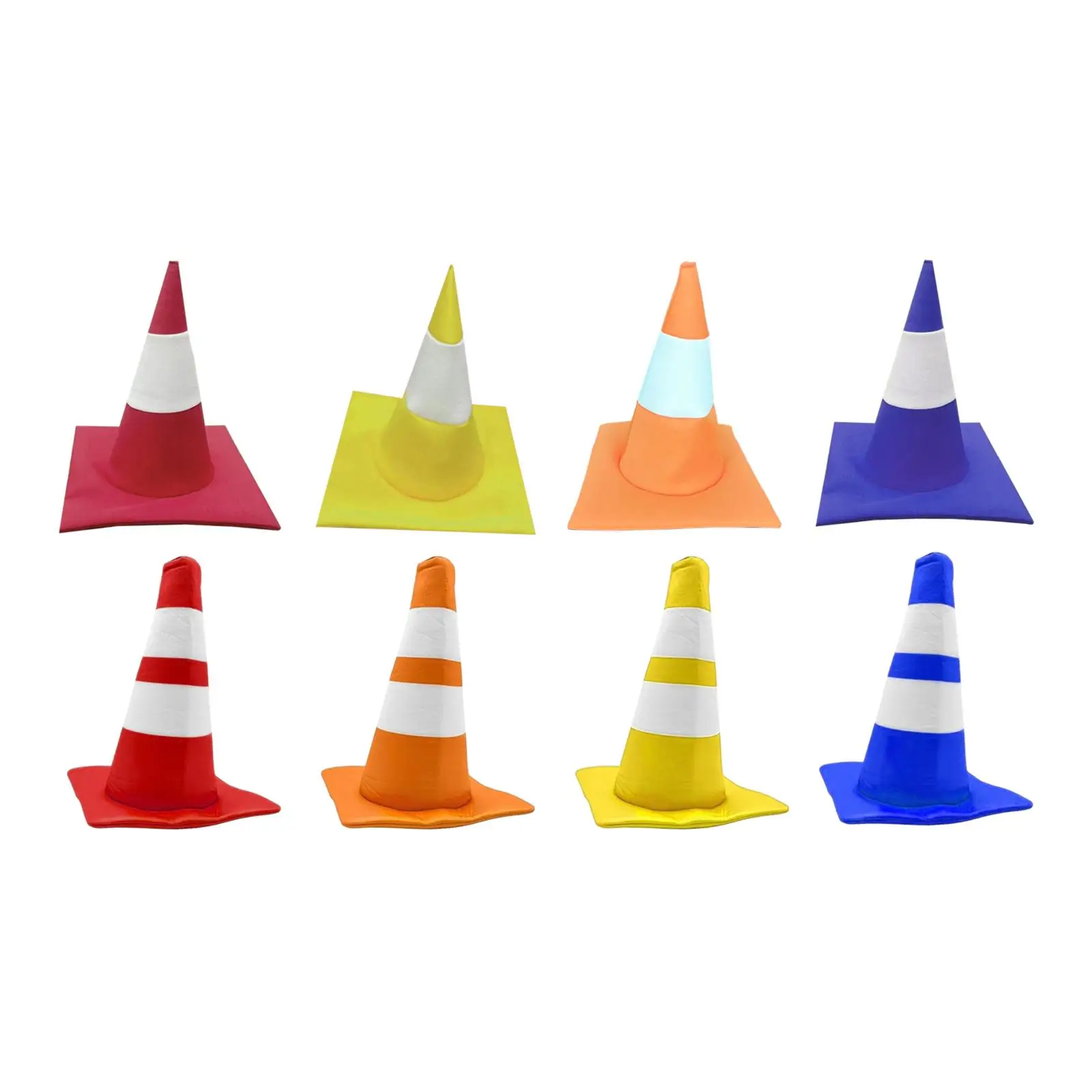 Traffic Cone Hat Fancy Dress Costume Accessory for Show Themed Party Holiday