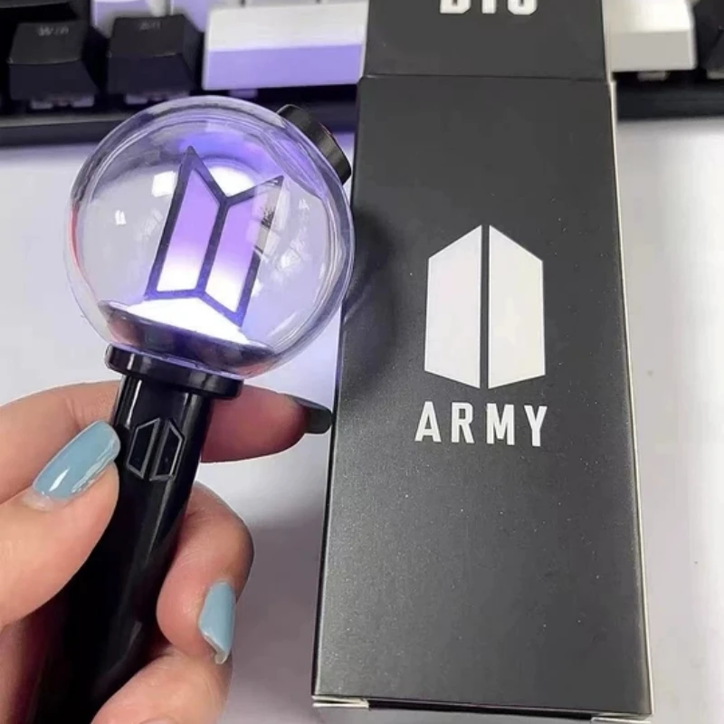 Llavero Luminoso Original Ver.4 Lightstick Hot Mini Kpop Army, Regalos Encantadores, Juguetes, Decoración para Fiestas y Hogar, En Stock