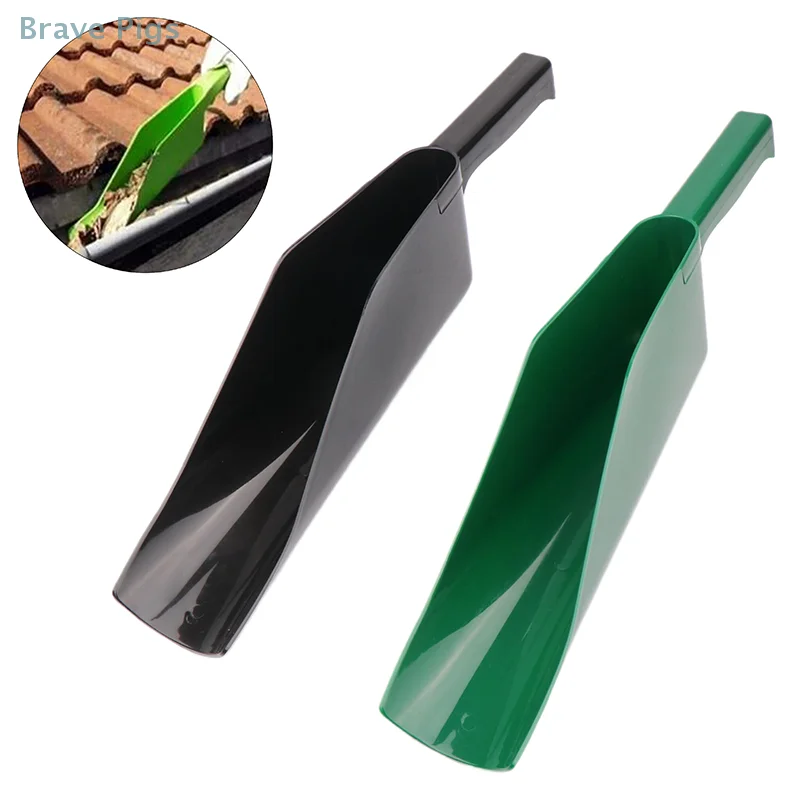 1PC Dirt Debris Remove Tool Large Capacity Spade Getter Gutter Scoop Roof Trowels Garden Orchard Leaf Gutter Cleaning Shovel image 3