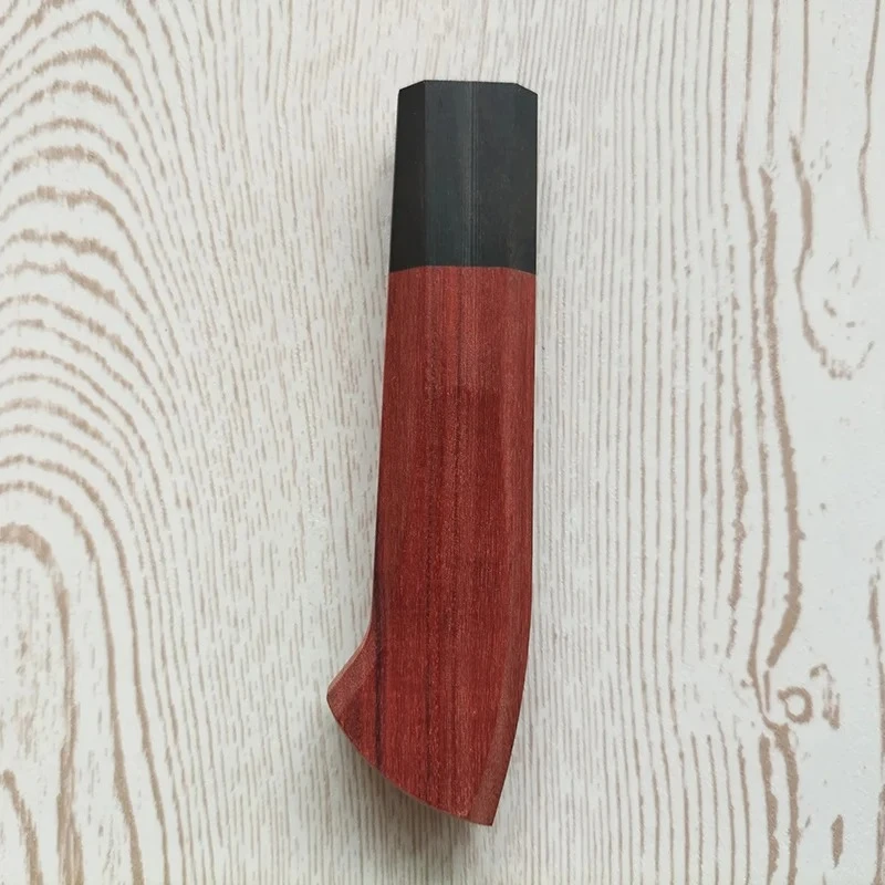 1PC Japanese style Octagonal Wooden Knife Handle Kitchen Chef Cutter Grip DIY Knives Making Accessories Natural Rosewood