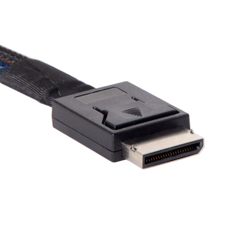 0.5m High Quality PCIe PCI-Express SFF-8611 4i to SFF-8643 HDD SSD Data Active Backplane-Target Cable High Definition