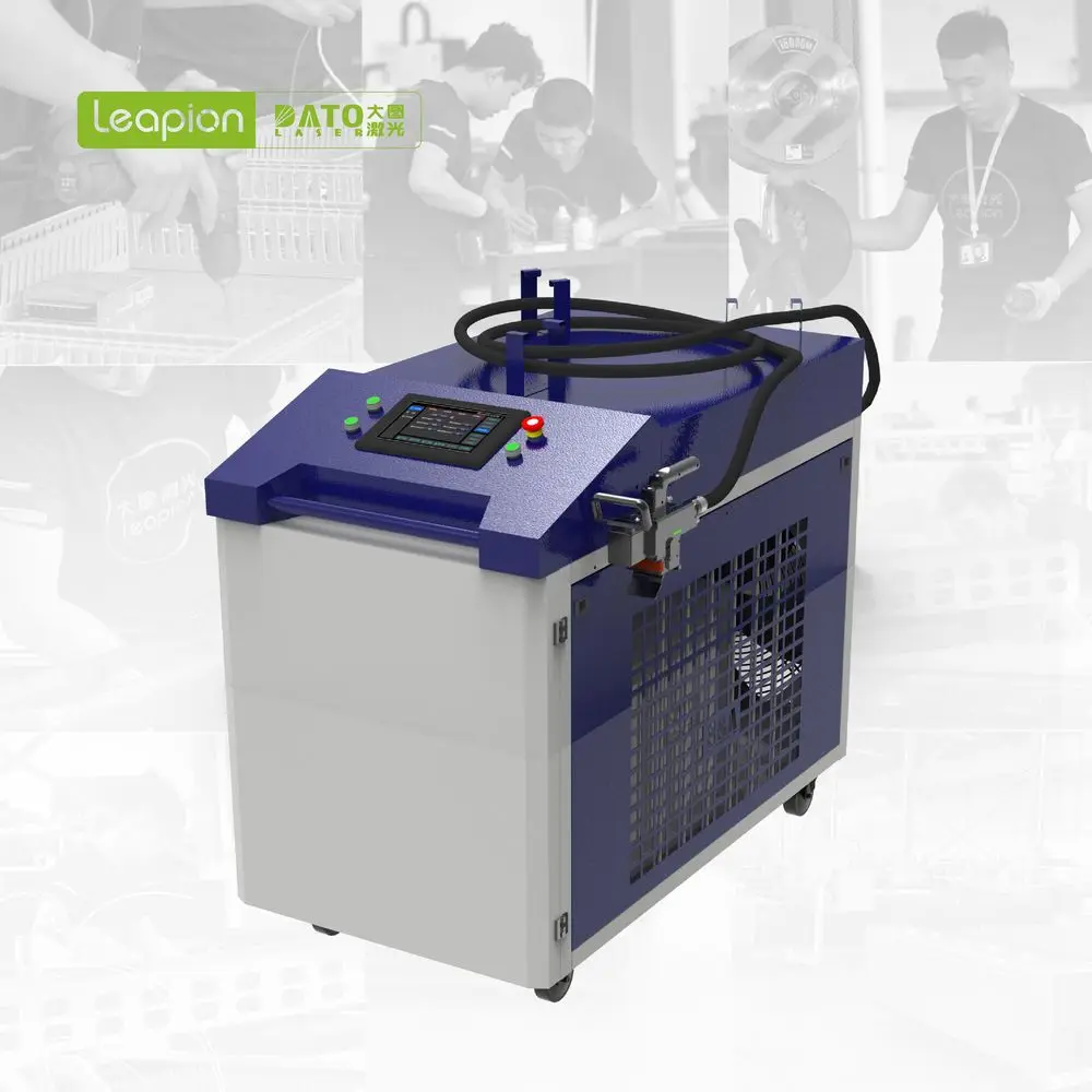 

The Chinese Brand Leapion 6000W Pulsed Laser Cleaning Machine Is Equipped with a Water Cooling System.