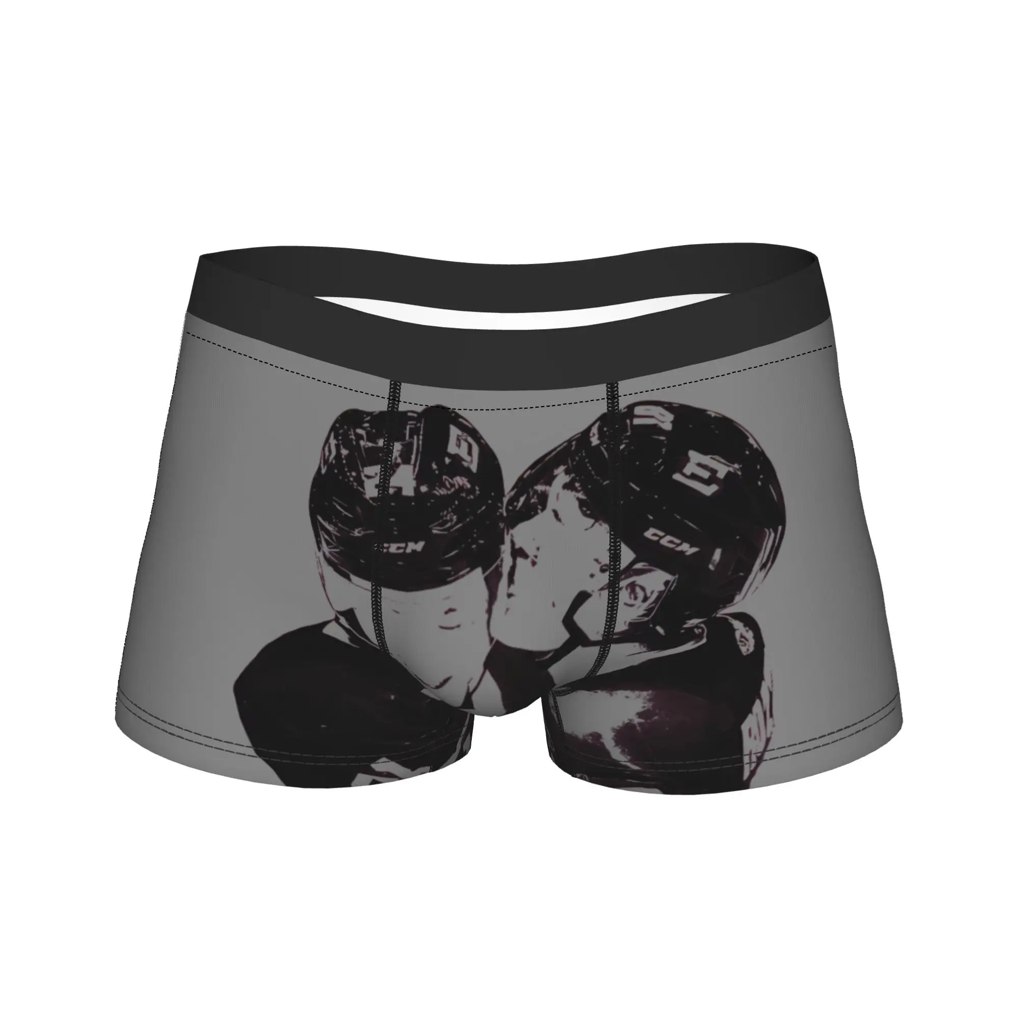 

Винтажные трусы-боксеры Ilya Shane Rap Hollanov Heated Rivalry с 3D-принтом и мешочком, большие размеры