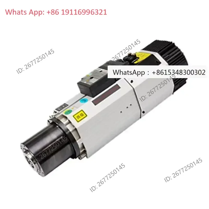 Air-Cooled Spindle Motor 12kw 380V Automatic Tool Changer Spindle HSK63F 24000rpm For CNC Milling Router Engraving