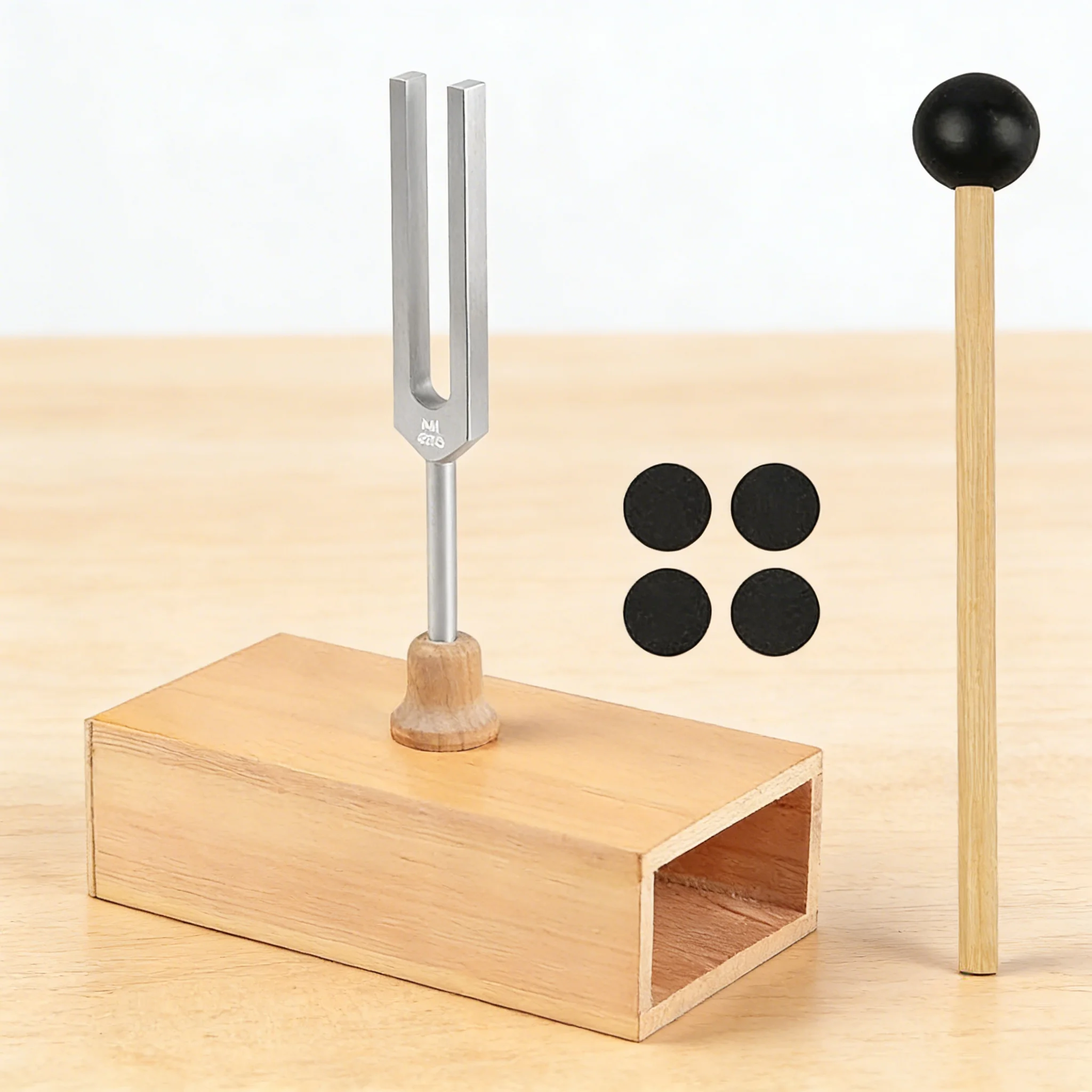 

Набор для настройки чакр: камертон 528 Гц с силиконовым молоточком и салфеткой для чистки, из алюминиевого сплава, для звукотерапии, исцеления и снятия стресса