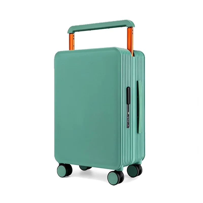 New Trendy High Quality PC Luggage With Wider Handle Outdoor Travel Fashion Suitcase With Silent Universal Wheels