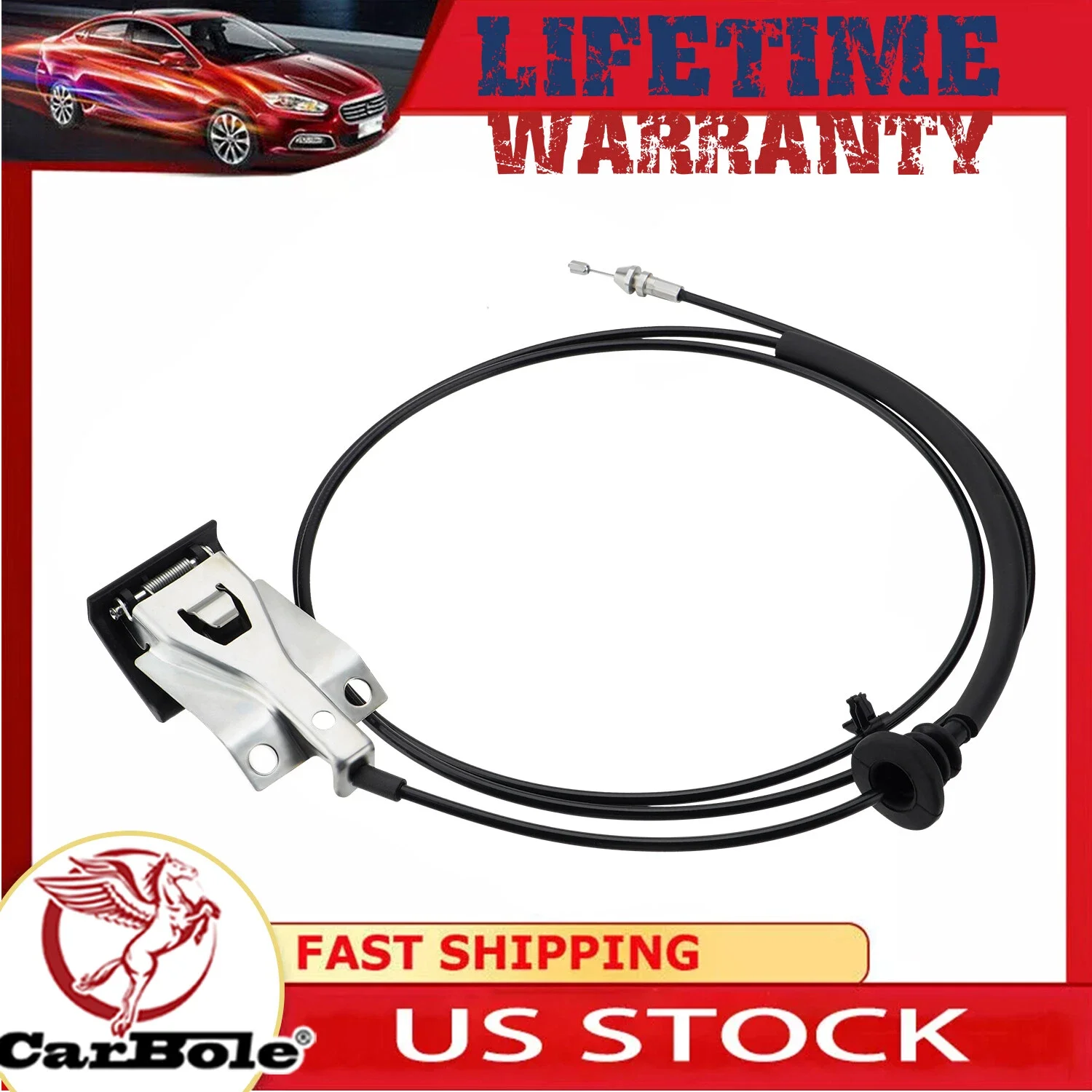 

Тросик открывания капота для Infiniti 08-13 G37 G37X, 14-15 Q60 (65621-JK600)