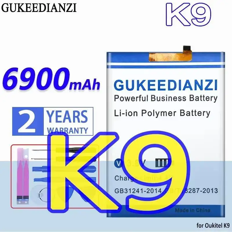 

Долговечный аккумулятор мобильного телефона 6900 мАч для Oukitel K9