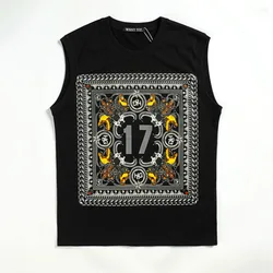 New High 2022 Novelty Men Fashion Tee Shirts Hound dog 3D Top Hip Hop Skateboard Street Cotton Tee Tank Tops Dog Punk #A706