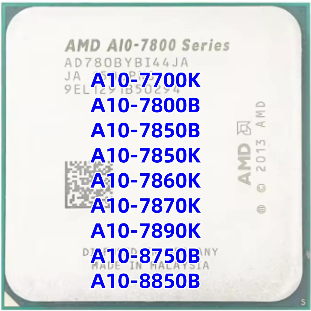 مستعمل AMD A10-Series A10 7700K/7800B/7850B/7850K/7860K/7870K/7890K/8750B/8850B FM2+ #1