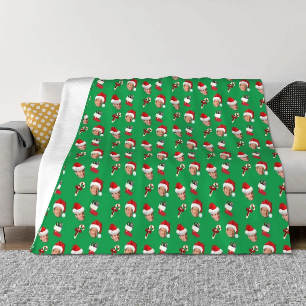 

frasier & amp; niles christmas pattern Throw Blanket Moving Plaid Sleeping Bag Single Blankets