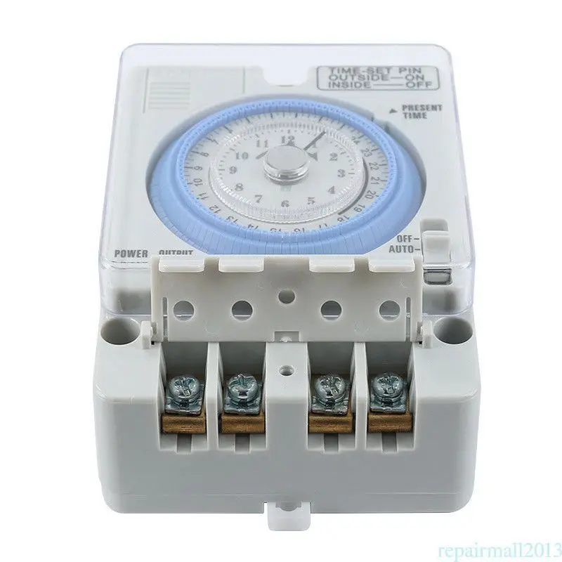 A20F-New TB-388 Rectangle 15 Minutes / 96 Times Switch Timer Without Battery