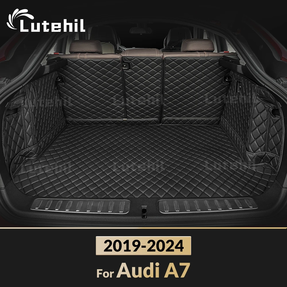 

Lutehil Car Trunk Mat For Audi A7 2019 2020 2021 2022 2023 2024 Rear Cargo Cover Carpet Pad Tail Boot Liner