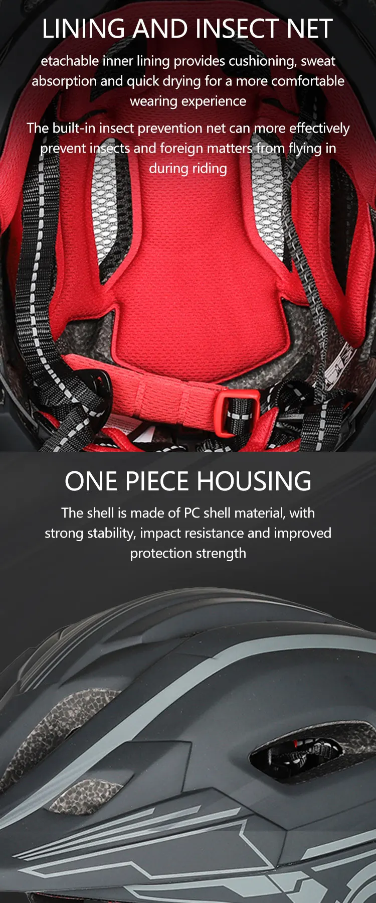 East inear Kinder helm Voll gesicht abnehmbare Outdoor-Sport Rollschuh Skateboard Reit schutz hut mit Rücklicht – Detail 3