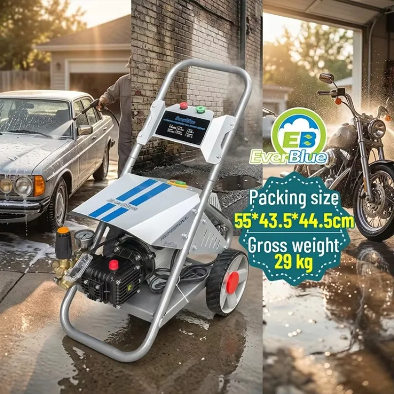 Factory Brand Reliable Electric High Pressure Cleaner 12L/min 2200W Strong Water Jet 2900rpm For Concrete Surface, RV
