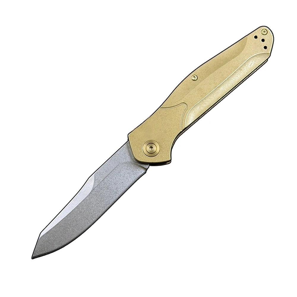BM 9400 Copper handle Osborne Folding Knife Outdoor Camping Pocket EDC Knife - view 3