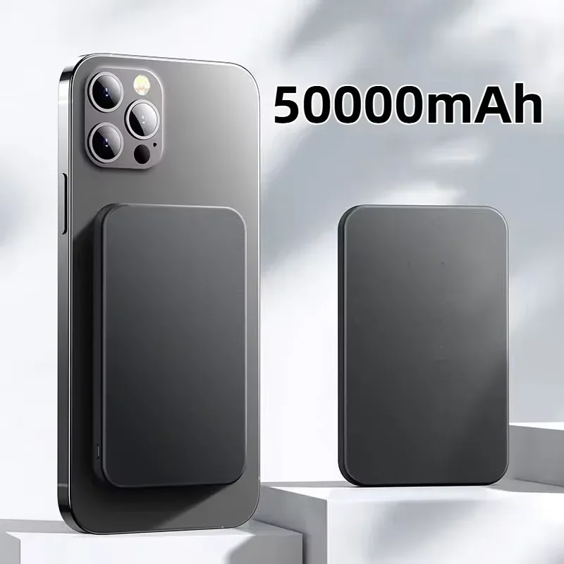 Nieuwe 50000mAh Magnetische Draadloze Power Bank PD 22.5W Snel Opladen Draagbare Externe Batterij voor Magsafe Voor iPhone Samsung