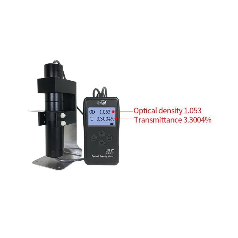 LS117 Light Transmittance meter  Portable Transmission Densitometer Optical density meter up to 6.0 OD