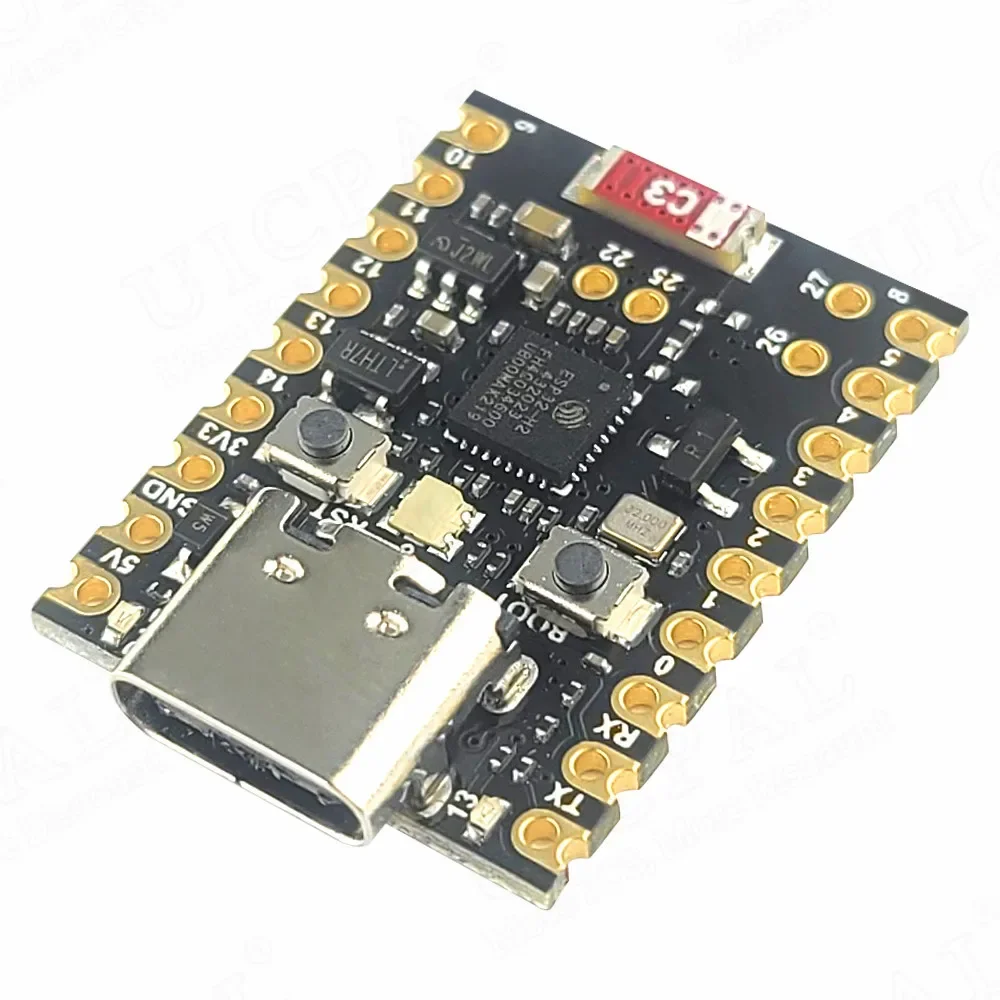 Модуль макетной платы MINI ESP32-H2 для изучения программирования микроконтроллера USB Type-C ESP32 H2