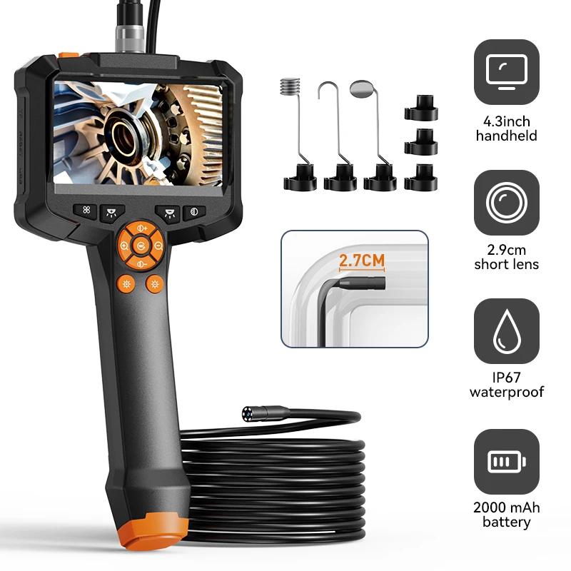 Endoscope Enfant étanche IP67 – écran HD 2,4 Pouces – 8 LEDs – Batterie 650 MAh