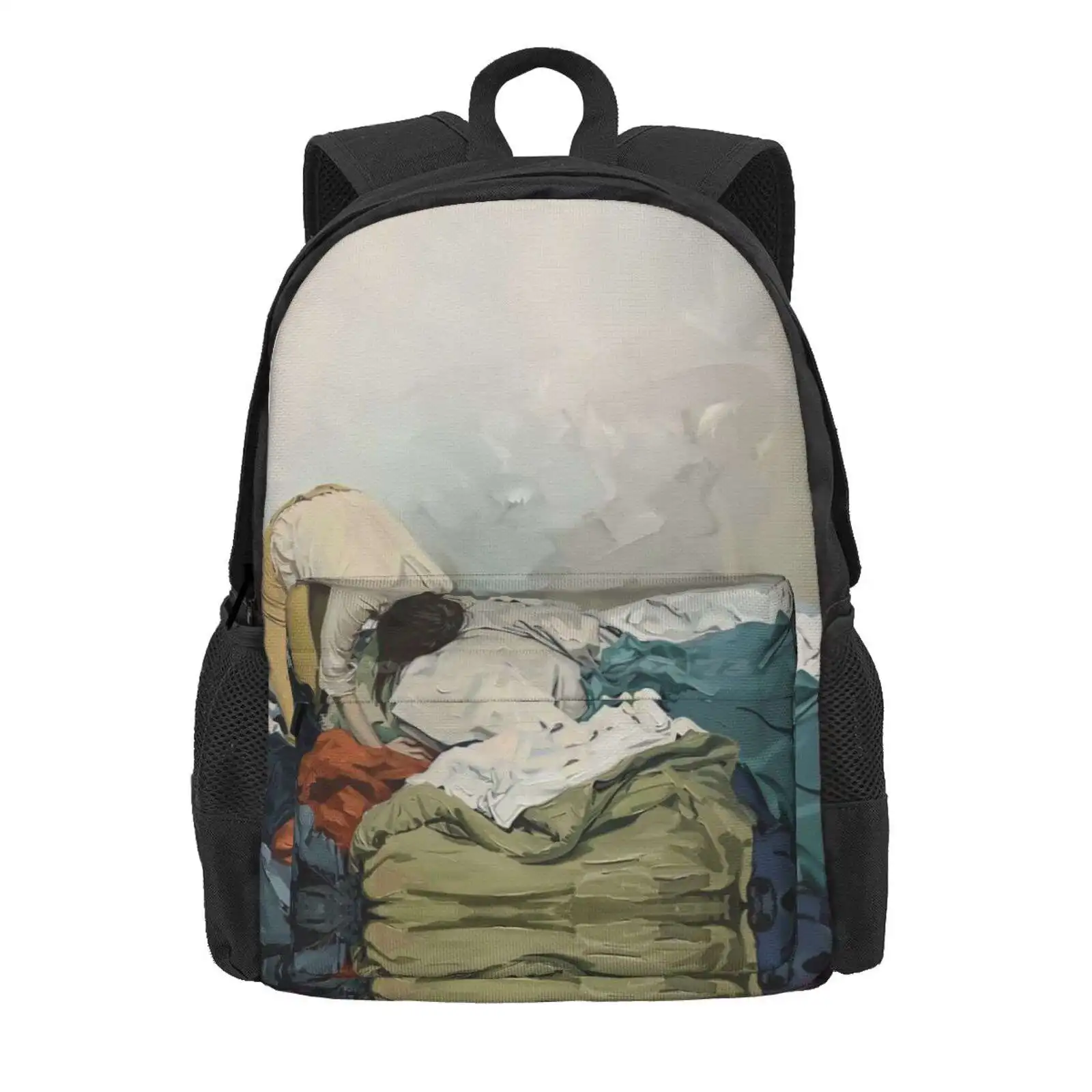 Domestica - Laundry Day 2 Hot Sale Schoolbag Backpack Fashion Bags Domestic Home Woman Women Kitchen Mom Girl Plates Laundry