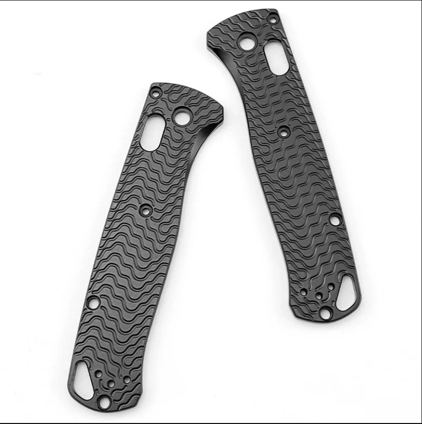 

New 1 Pair Aluminum Alloy Handle Scales for BENCHMADE Bugout 535