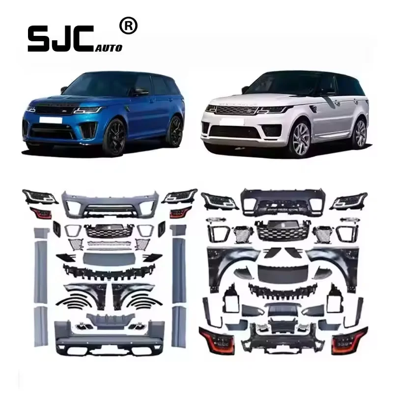 

SJC Car Conversion facelift bodykit For Lands Rovers Range Rover Sport 2014-2017 Upgrade Changed to 2018-2021 SVR Body Kits