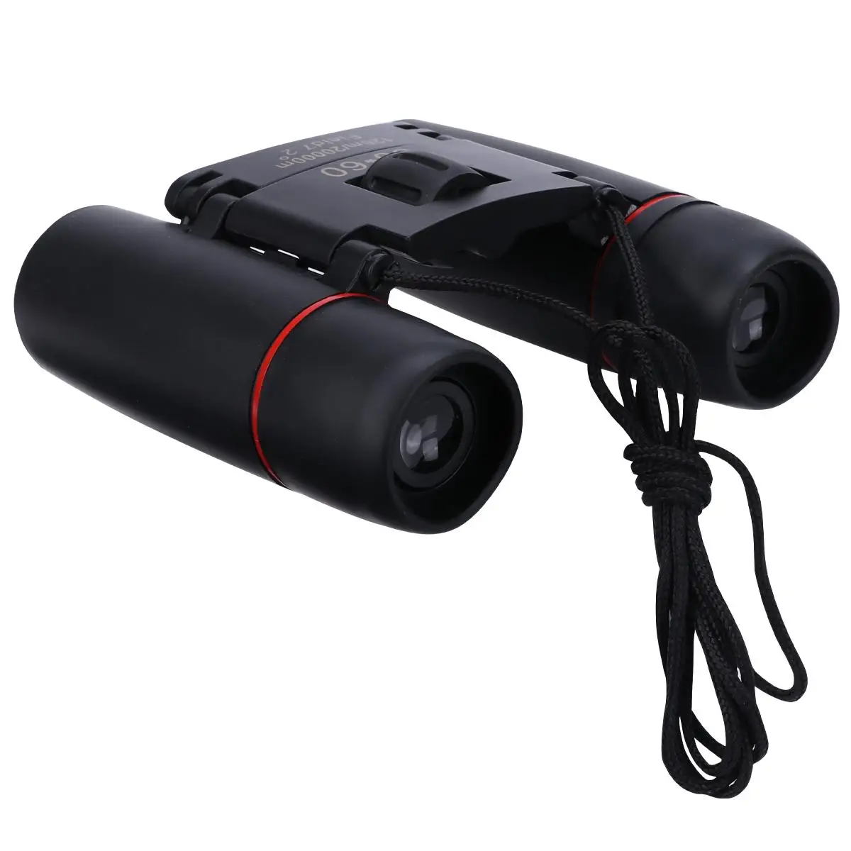 Mini Telescope 60mm Lens 30x Magnification Optical Glass Compact Foldable Durable Rubber Coating Outdoor Birding