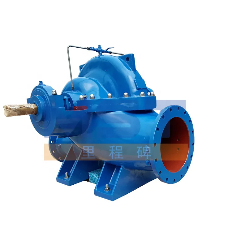 Double suction 6 inch water pump 75hp split case horizontal centrifugal water pump