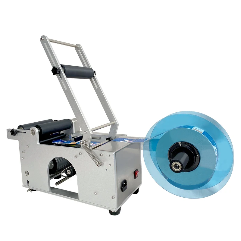 Qwinn （2026）hotSemi-Automatic Electric Motor Core Component Self-Adhesive Beverage Labeling Machine for Small Glass Plastic